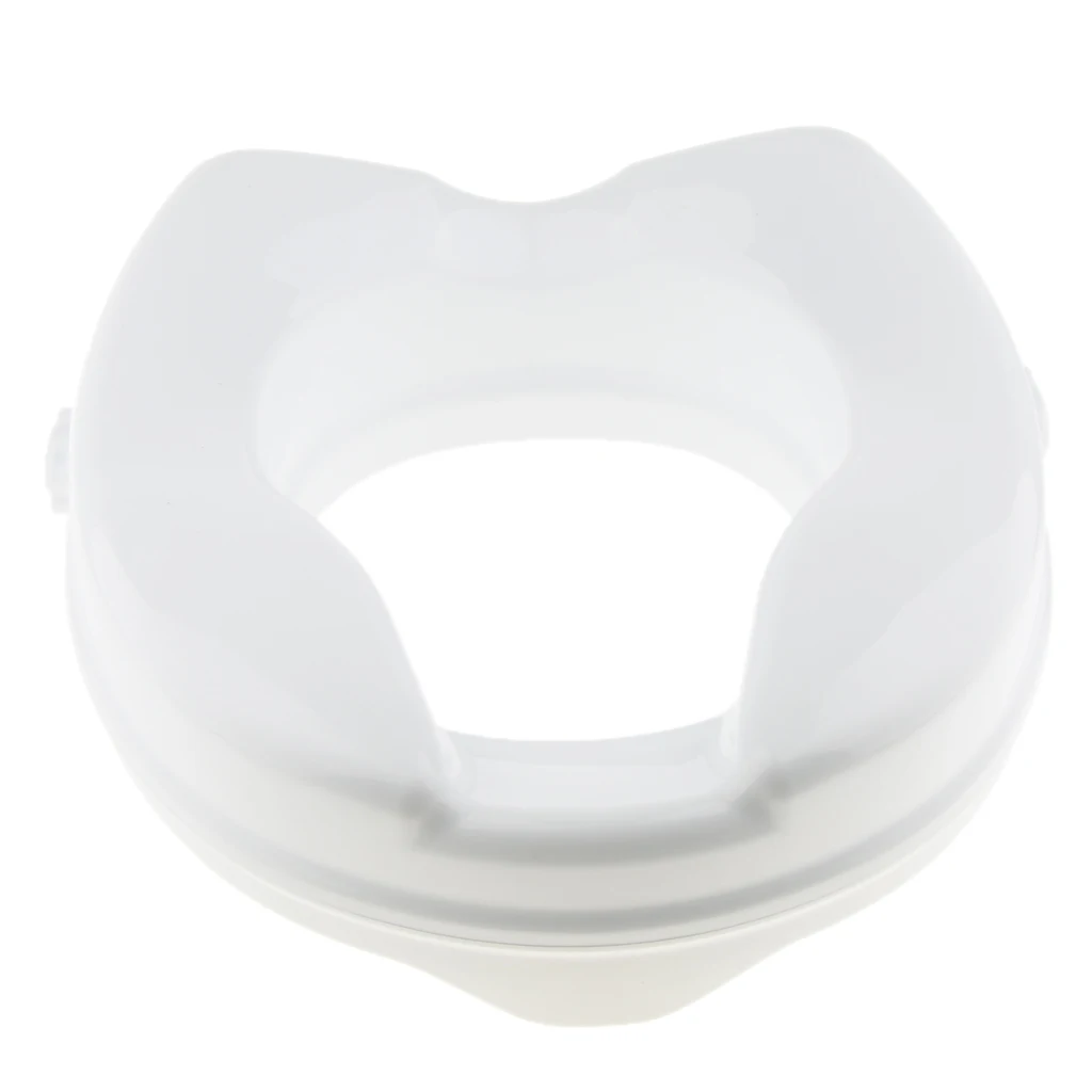 Standard Potty Pregnant Women Elderly Toilet Seat Riser Elongated Lifter Raises Your Seat 2 inch