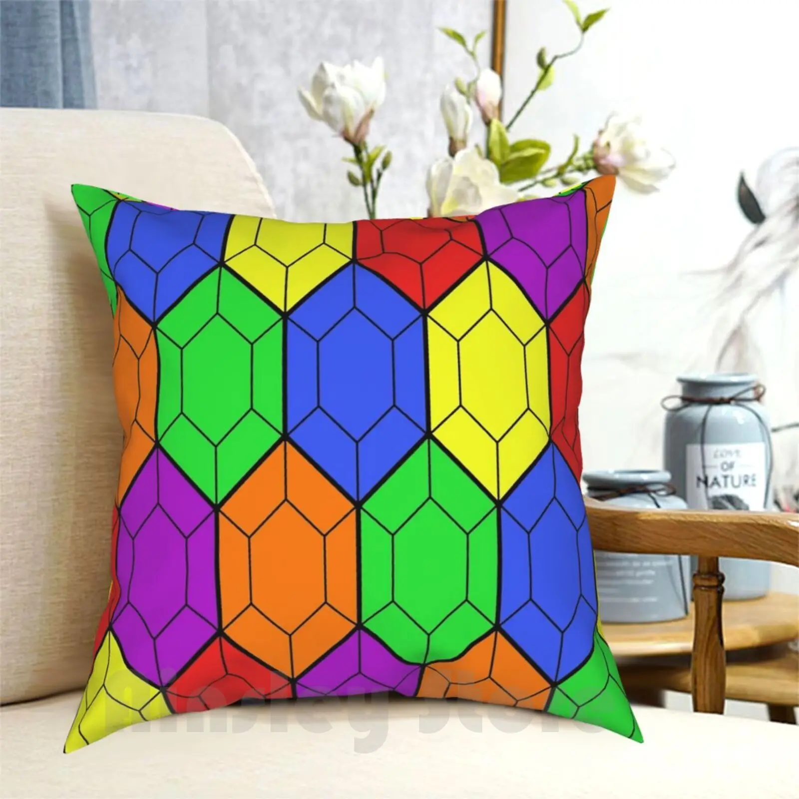 

Чехол-наволочка с рисунком радуги из Rupees, мягкая обложка для дома с рисунком, легенда о рупах, радуга, видеоигры