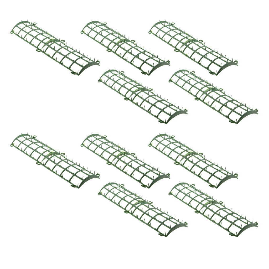 10Pcs Flower Wall Plastic Panel Holder Hook Panels for Photo Backdrop DIY Main Road Pillar Rack