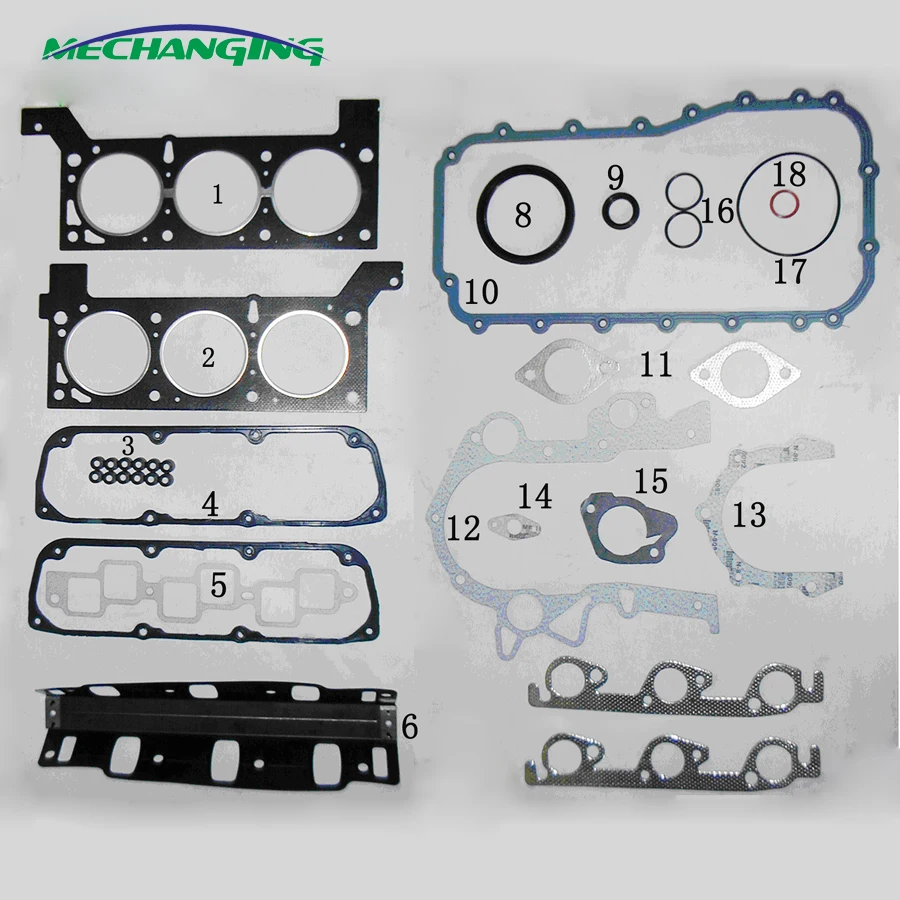Fits CHRYSLER VOYAGER OR DODGE CARAVAN 3.3L EGA EGM Full Engine Gasket Set Engine Car Auto Parts 04882159AC