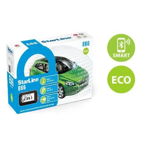 Автосигнализация StarLine E66 2CAN+2LIN BT ECO