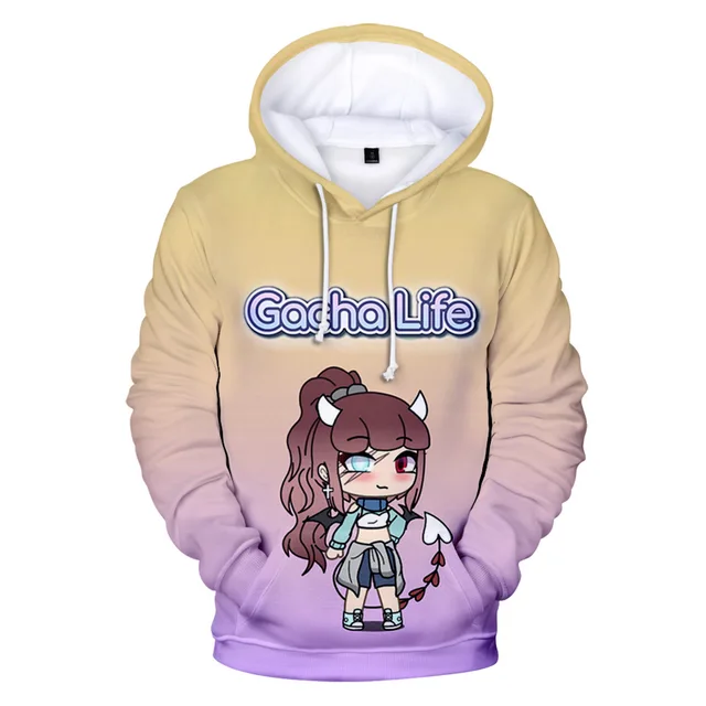 2021 gacha life 3d impressão hoodies moletom dos homens/mulheres pulôver  streetwear oversized casual outono inverno unisex roupas - AliExpress