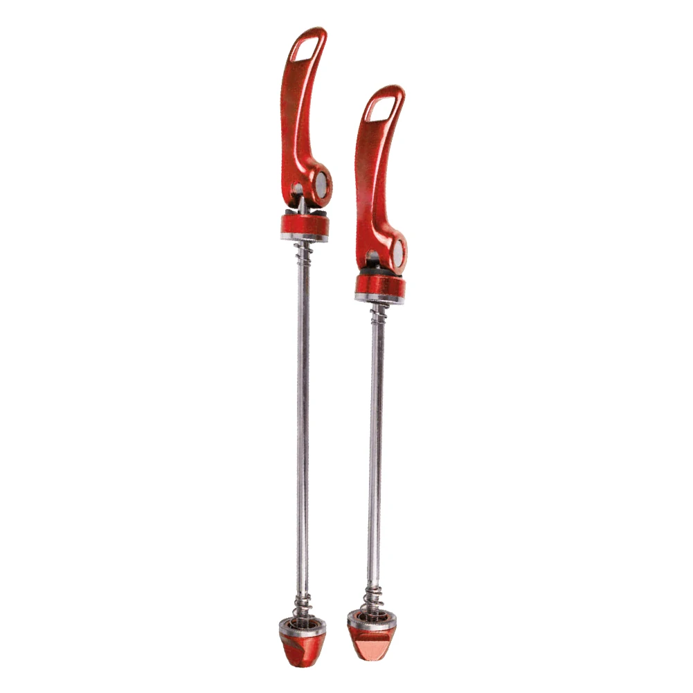 

2 Pcs Bicycle Skewer With Handle Durable Aluminum Alloy Accessories Cycling Screw Bike Nuts Lever Clip Tools Quick Release Parts