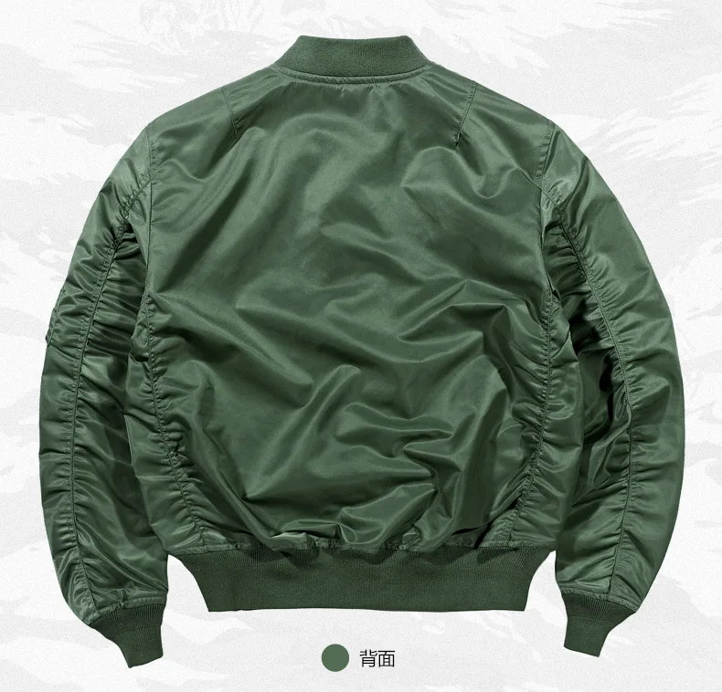 Big Size American Pilot Jacket Men Military Mens Bomber Jackets Chaqueta Hombre Casual Mens Jackets and Coats Solid 4xl HH30JK