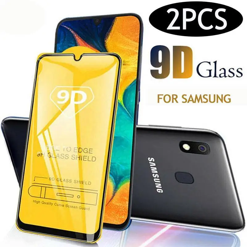 2 шт. 9D с закругленными углами и полным Экран протектор для samsung Galaxy A50S A10S M30S A90-5G A10 A70 M30 A10 закаленное стекло HD пленка для полного покрытия