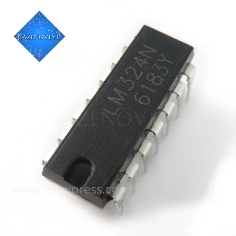 10 шт./лот LM324N LM324 DIP 14 в наличии|Интегральные схемы| |