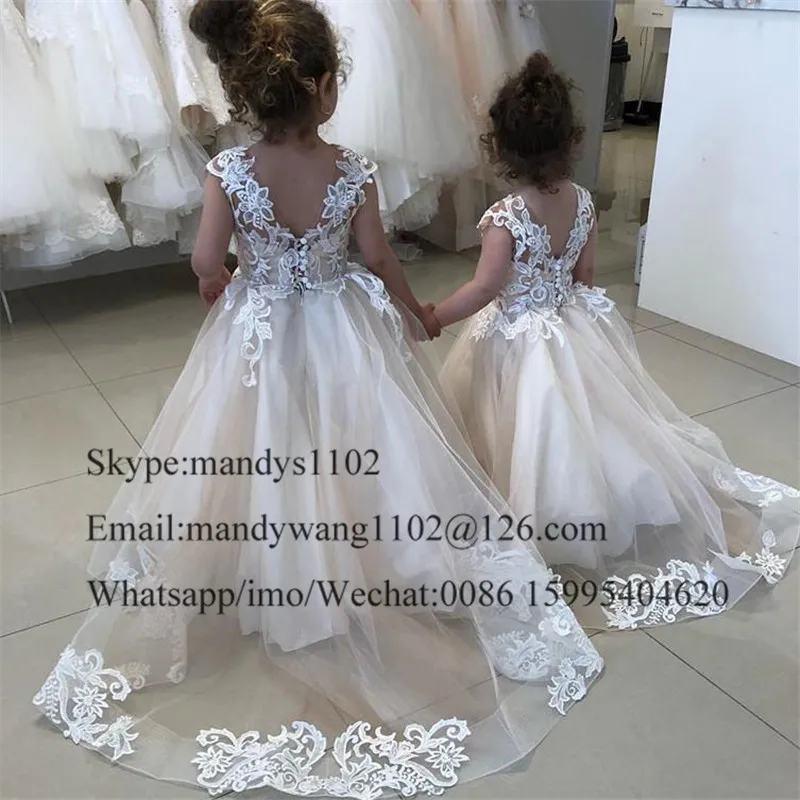 Mbcullyd/Платья с цветочным рисунком для девочек; 2020 бальное платье Принцесса; свадебное карнавальное платье для официального приема; vestidos de