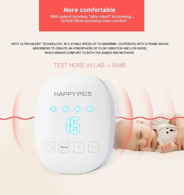 Strength OEM Electric Breast Pump Illicit Model Own Mould Research And Development One-piece