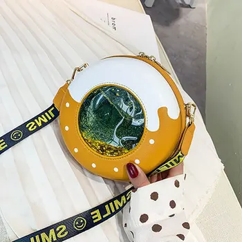 

Summer Mini Bag Women's New Single Shoulder Small round Bag Fashion All-match Messenger Bag