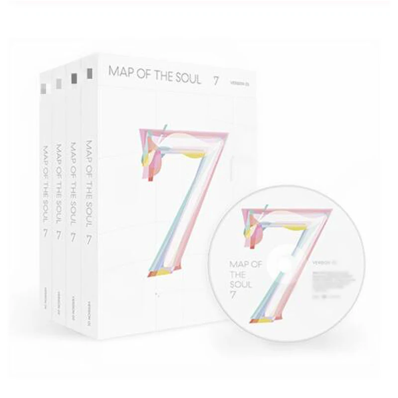 2020 новый 100% Официальный 4 версии на выбор карта души 7 ~ альбом CD набор KPOP Fans