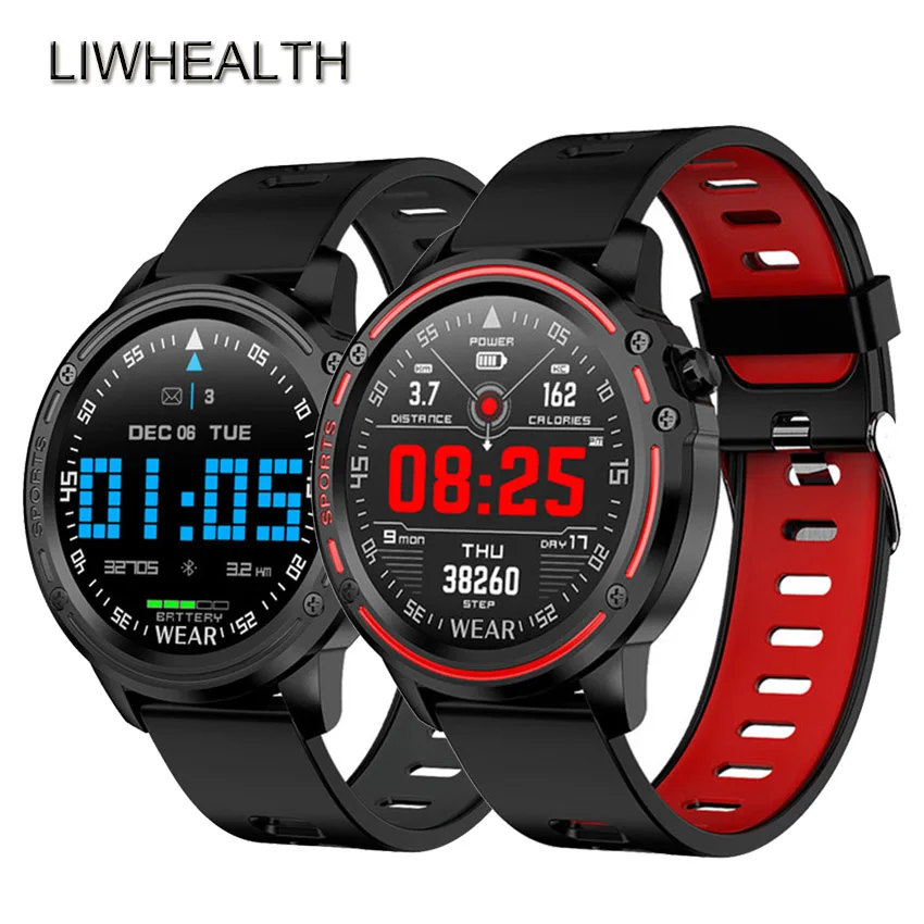 Мужские Смарт часы для плавания ECG PPG HR Gorilla Smart Wach IP68 спортивные Reloj подходят