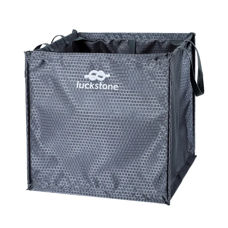 Nylon Folding Cube Rock Climbing Arborist Throw Line Rope Foldable Storage Bag Cube Bag for Camping Hiking Climbing Accessory - Цвет: Серый