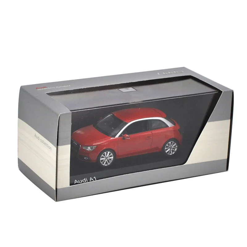 1:43 AUDI A1 легированная модель автомобиля статическая Высокая имитационная металлическая модель автомобилей с оригинальной коробкой