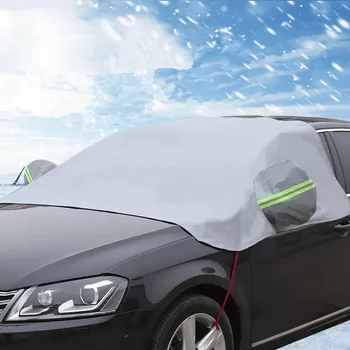 

Universal Car SUV Winter Waterproof Car Covers Car Front Windscreen Covers Thickening Anti-frost Anti-UV Ice Shield Snow Guard