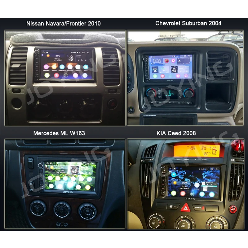 Cheap JOYING 7 inch 2 Din Touch Screen Bluetooth Universal 7851 GPS Car Radio Player Android head unit USB/SD/AUX/FM/AM stereo DSP 4G 5