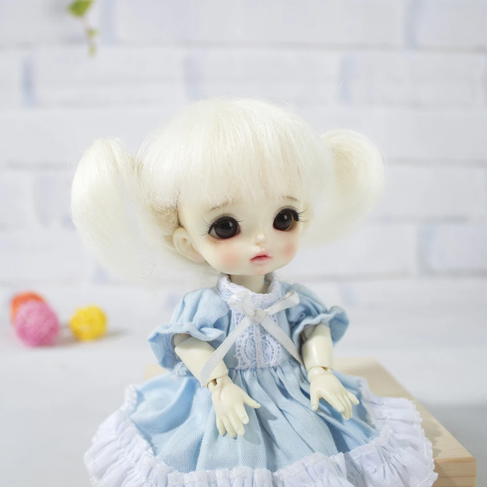 Новое поступление очень мягкий парик 1/8 Bjd женский милый стильный коричневый для