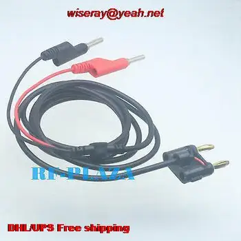 

DHL/EMS 30pcs Cable dual Banana plug to Injection banana socket 5FT Multimeter Test Equipment-test cable-A6