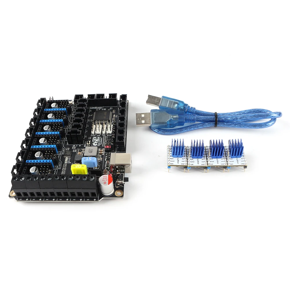 S6 V1.2 плата управления 32 бит VS F6 V1.3 SKR V1.3 с 4 шт. TMC2209 V3.0 драйвер для Uart Летающий провод MX разъем