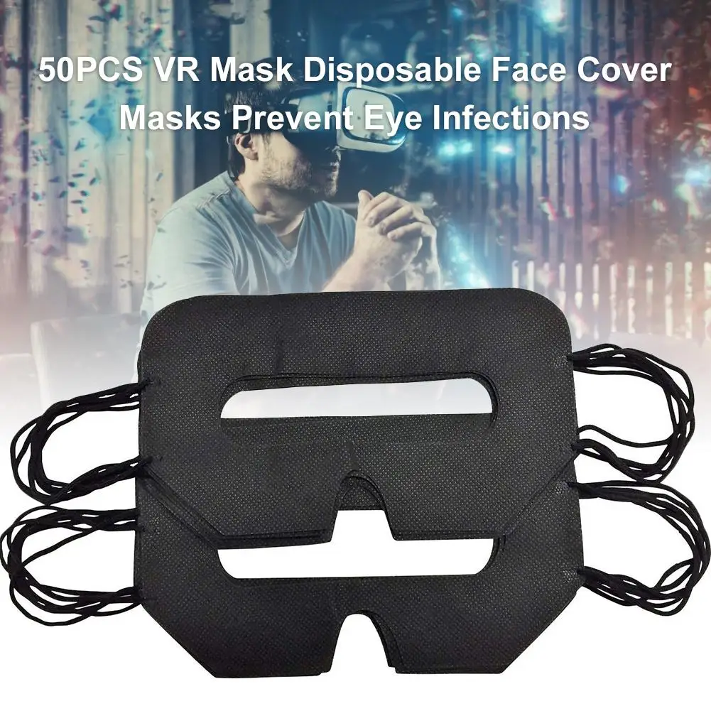 50 шт. Подушечка Для лица одноразовая Нетканая ткань мягкая маска из губки с волшебными палочками для VR гарнитуры Oculus Go VR очки