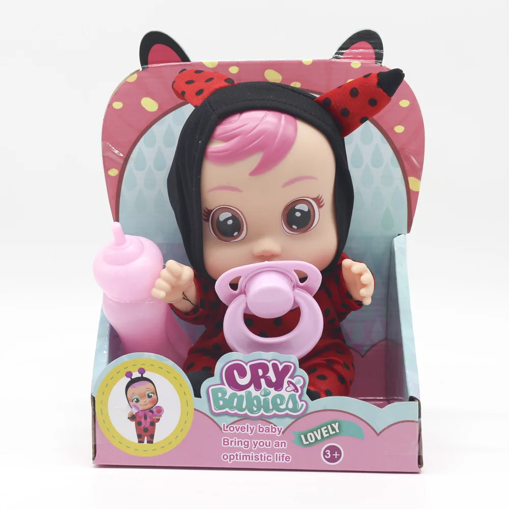 8 дюймов, электрические силиконовые плачущие Игрушки для малышей, семейные звучащие куклы, подарок для детей, игры для родителей и детей
