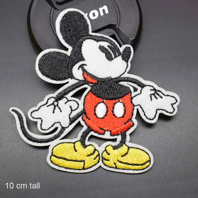 Disney Mickey Minnie Iron On Embroidered Clothes Patches For Girl Woman Clothing Stickers Garment Wholesale 3
