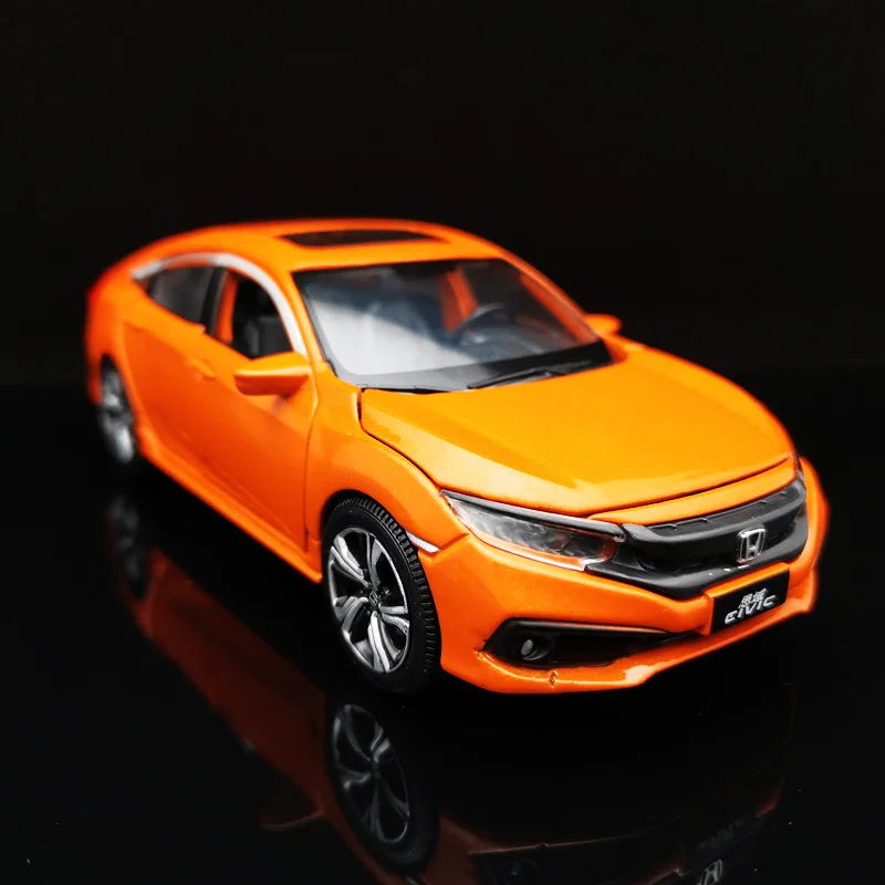 1/32 масштаб Honda Civic литый под давлением автомобиль из сплава сборная игрушка