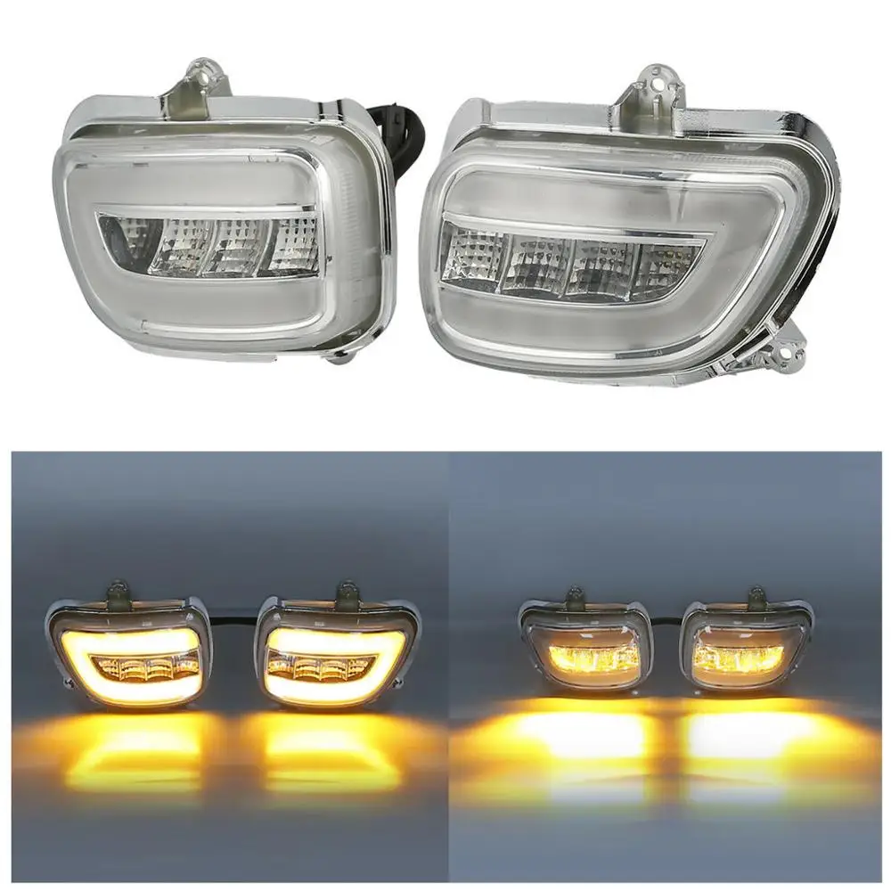  Motorcycle LED Turn Signal Driving Fog Light For Honda Goldwing GL1800 2001-2017 2012-2017 F6B 2013 - 32856010492