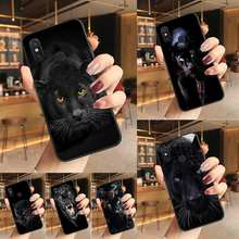 Yinuoda Cheetah Panther Cover Black Shell Phone Case Phone Case For Redmi K20 Note 5 7 7a 6 8 Pro note 8T 9 Xiaomi Mi 8 9 SE