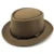 Simple Wool Men Pork Pie Hat For Dad Black Fedora Hat For Gentleman Flat Bowler Porkpie Top Jazz Hat 9