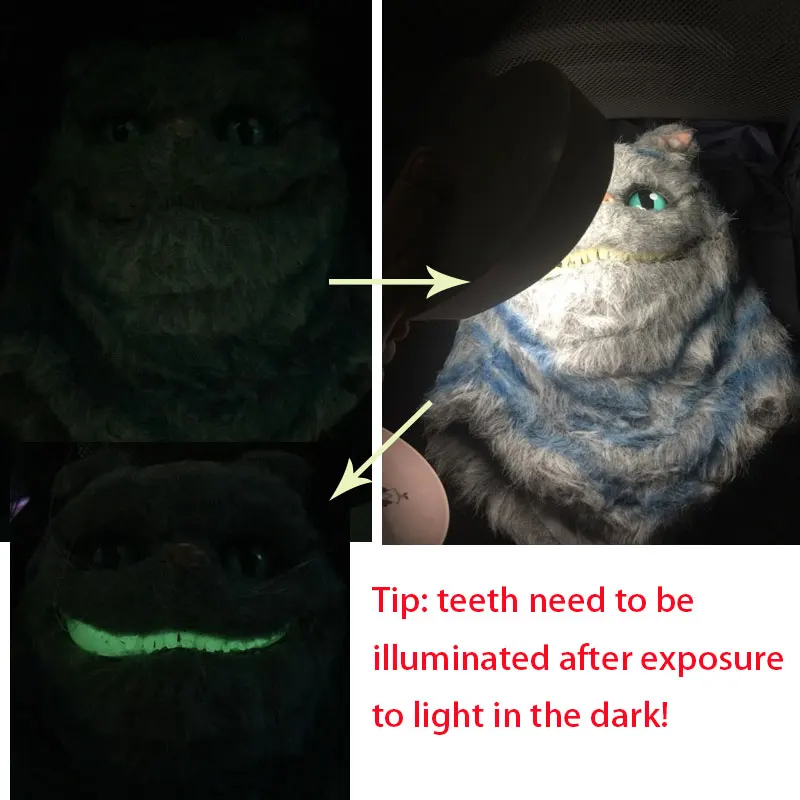 Алиса в стране чудес Чеширский кот плюшевая маска Хэллоуин косплей носок коробка