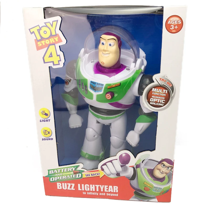 Оригинальная электрическая игрушка Disney Juguete История игрушек 4 светильник Buzz год с
