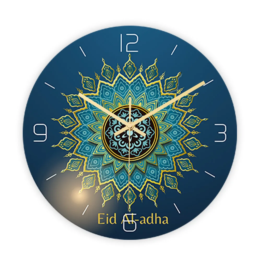 

Muslim Design Wall Clock Stereo Acrylic Clock Bedroom Living Room Furniture Decoration Quiet Wall Clock Modern Design