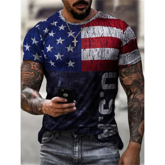 New 2022 Summer Man Fashion T shirt Harajuku Men's 3D Printing Casual Sports T-shirt O-neck Casual Short Sleeve Tops Men Clothes S1789