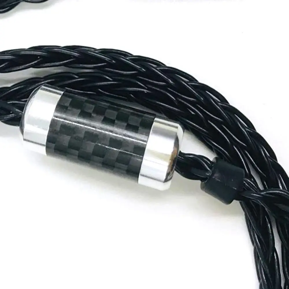 Thouliess Black Silver Plated Headphone Upgrade Cable for Sundara Aventho focal elegia t1 t5p D7200 D600 D7100 MDR Z7 Headphones