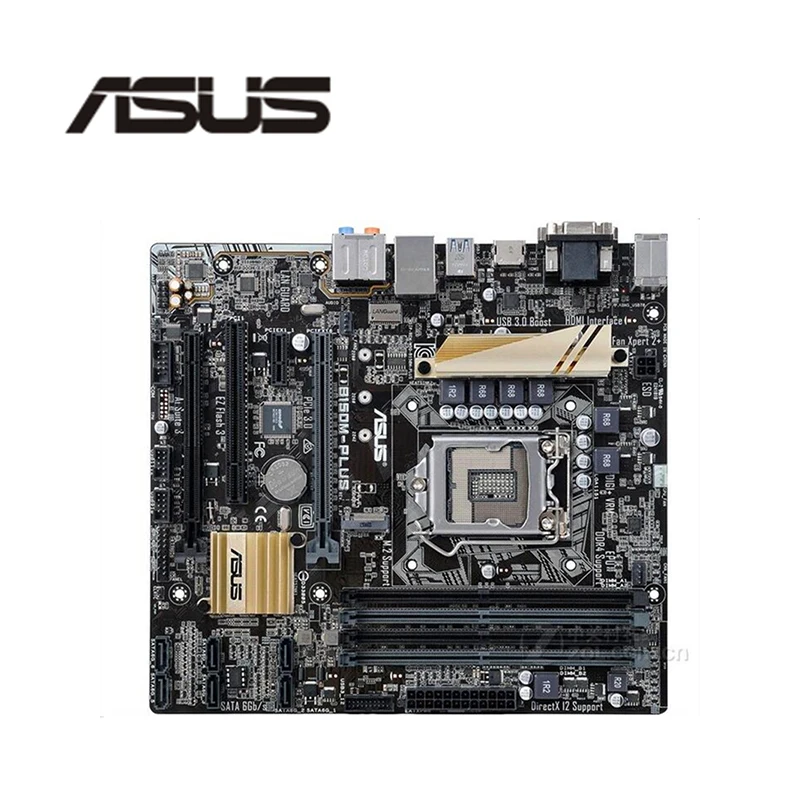 LGA1151 USB 3 0 PCI-E3.0 SATA3.0 для ASUS B150M-PLUS оригинальный б/у настольный компьютер Intel B150