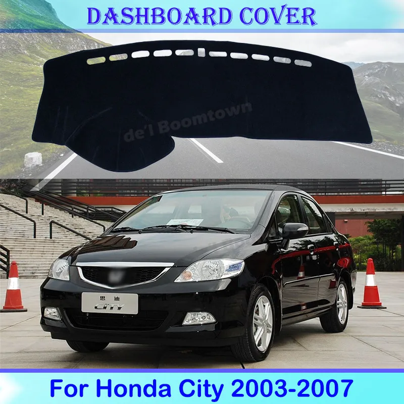 Чехол для приборной панели автомобиля защитная накладка Honda City 2003-2007 GD8 GD9