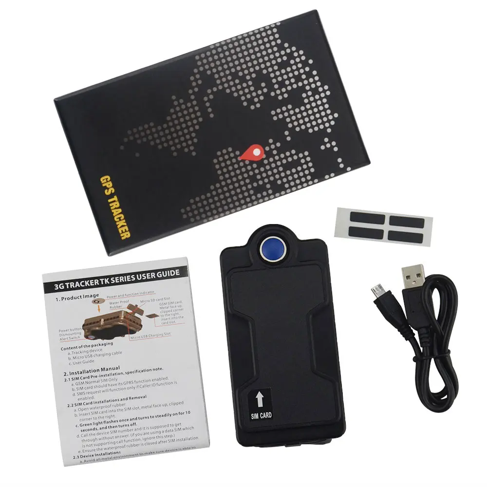 TK05GSE с аккумулятором 5000 мАч gps+ LBS+ wifi положение водонепроницаемый 3g gps трекер долгое время в режиме ожидания встроенный магнитный gps локатор