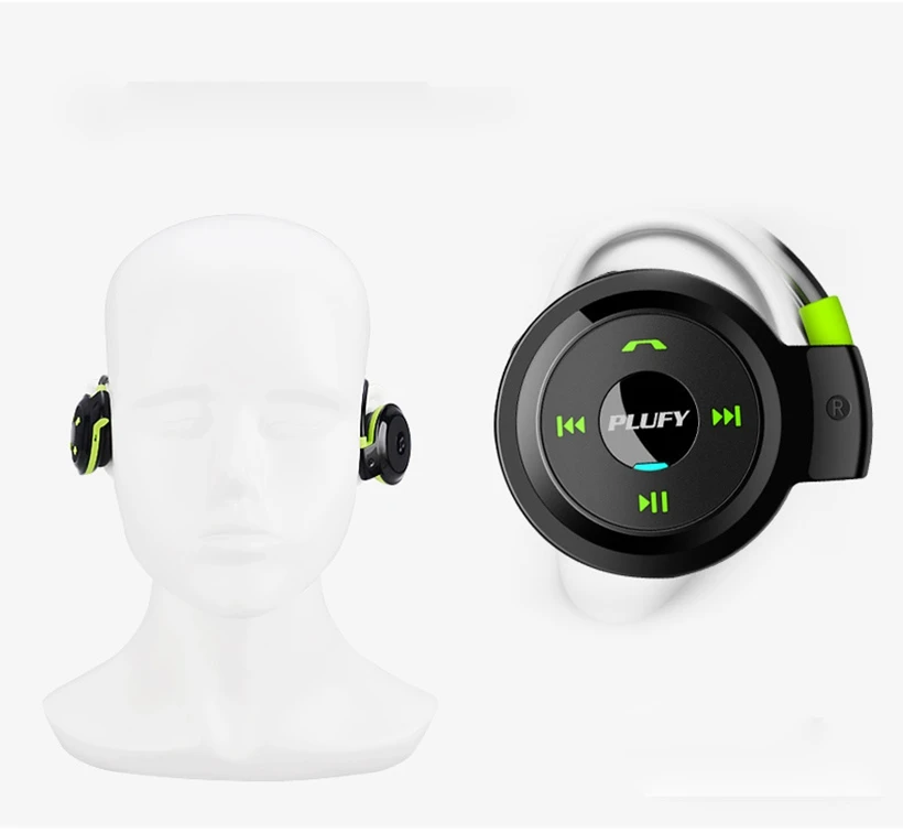 Складные наушники беспроводные Bluetooth наушники с радио TWS музыка Handsfree наушники Спортивная гарнитура может играть с карты памяти TF
