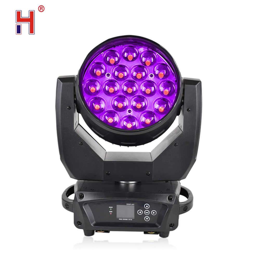 19X15W Led Zoom движущийся головной свет Rgbw Wash Dmx512 луч для вечерние s сцсветильник