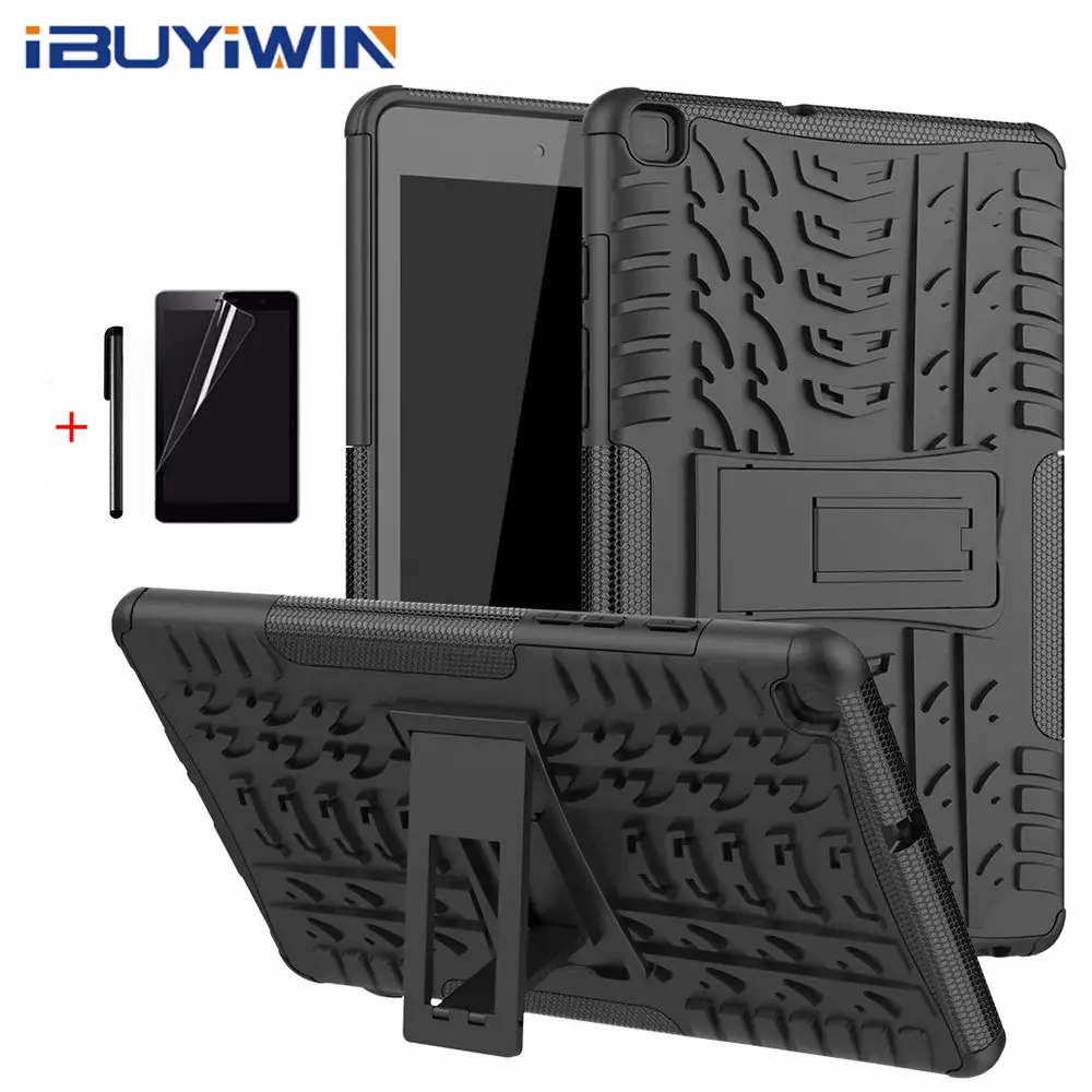 

iBuyiWin Silicone Shockproof Cover for Samsung Galaxy Tab A 8.0 SM-T290/T295/T297 8.0" Tablet Funda Capa Case+Screen Film+Pen