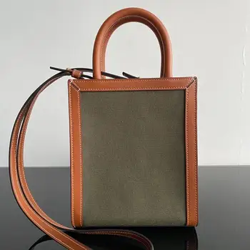 

2020 luxury brand bag designer ladies new 1:1 early autumn CABAS TRIOMPHE jacquard fabric MiNi vertical tote bag messenger bag