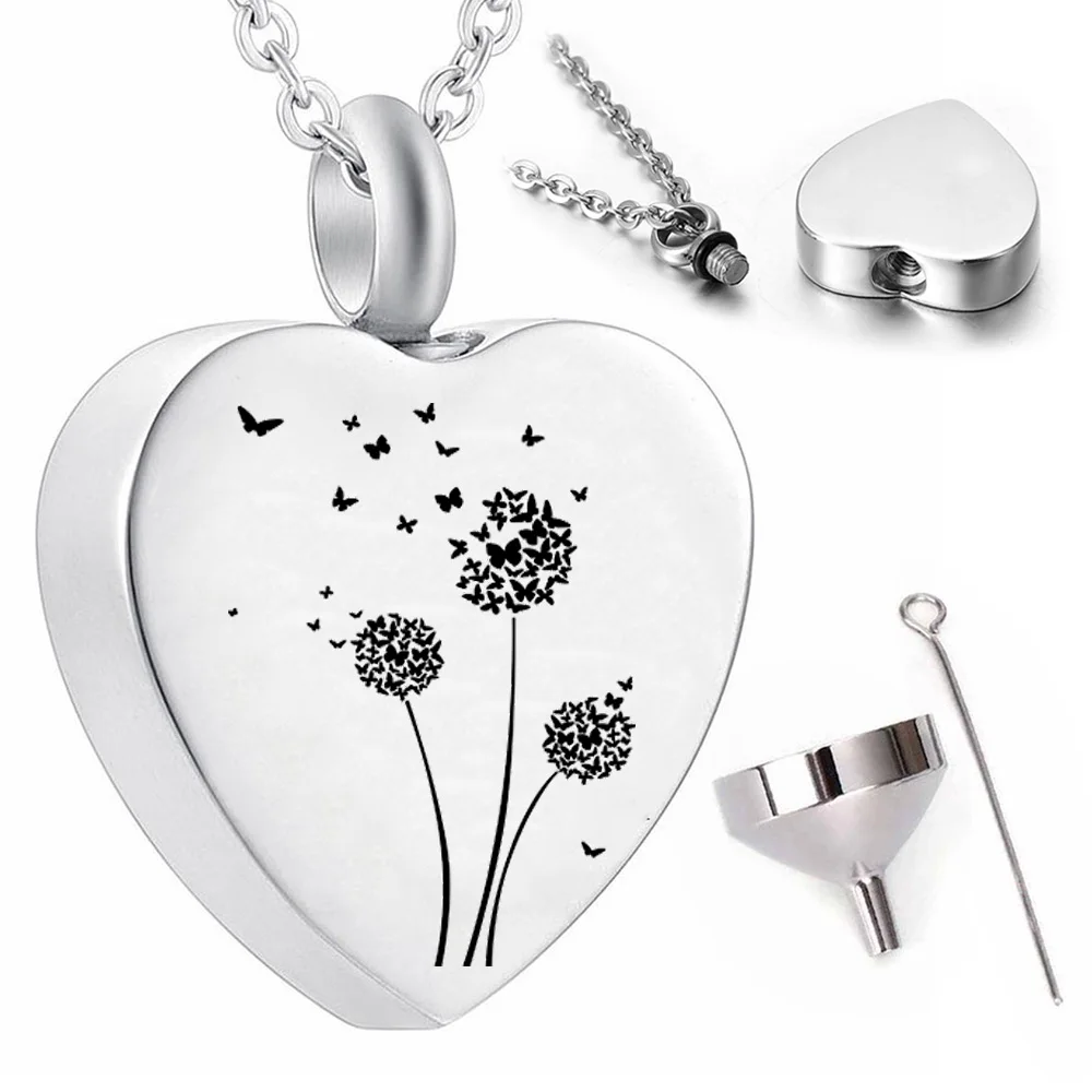 Mini Urna Portaceneri Icokee In Alluminio Bianco Con Uccelli Cardinali – Contiene 3 Cucchiai, Con Sacchetto Di Velluto - 4