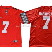 Новое поступление высокое качество NCAA Огайо#7 Haskins jr. Футболка колледжа ограниченной серии S-XXXL