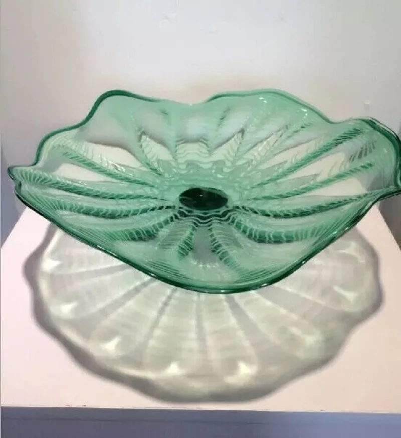 Lâmpadas de Vidro Placa de Vidro Lâmpadas de Iluminação de Parede Bela Decoração Soprado Mão 2 Luminárias de parede