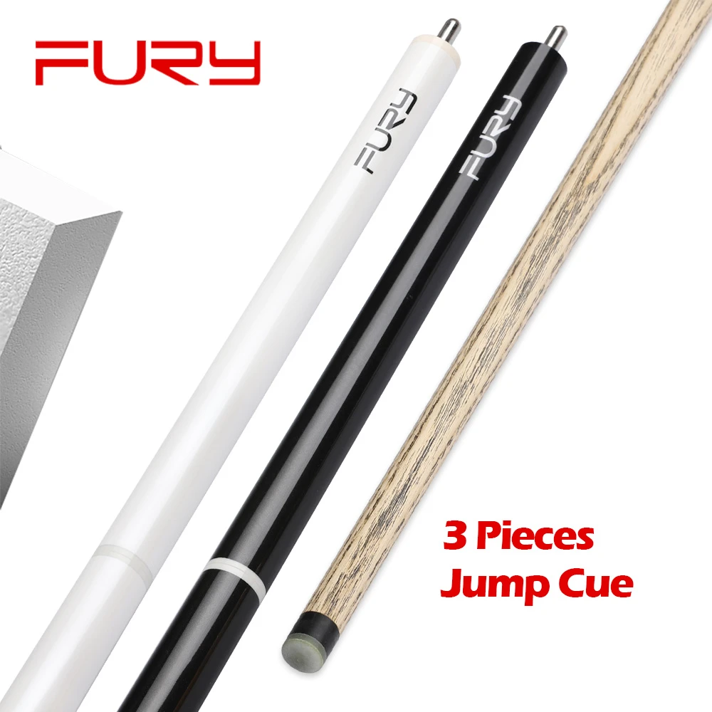 FURY Official Store JPT Jump Cue 13mm G10 Tip Weight Changeable Ash Shaft 3 Pieces Jump Billard