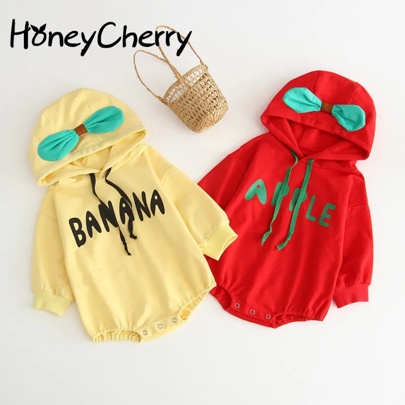 

Fall And Winter Baby Bodysuit 2019 New Baby Hayi Girl Baby Fruit Climbing Suit With Fleece And Thickening Clothes