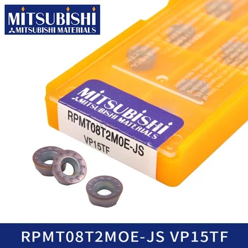 

Mitsubishi RPMT08T2MOE-JS VP15TF original carbide inserts for lathe turning tool holder boring bar cnc machine stainless steel