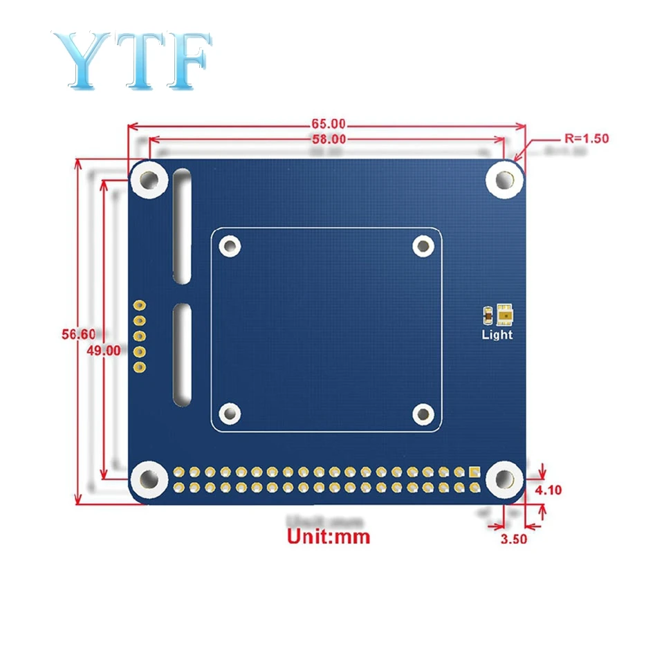 Raspberry Pi две степени свободы PTZ Плата расширения на плате PCA9685/TSL2581 светильник окружающей среды модуль датчика