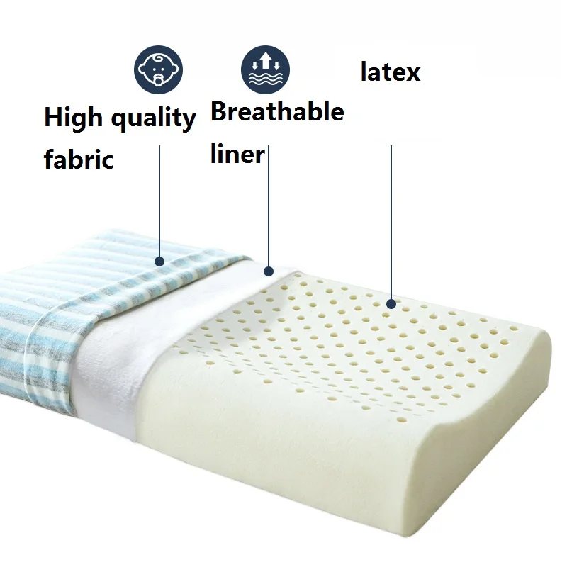 Children's latex pillow core is universal for children aged 3-6-7 years 2