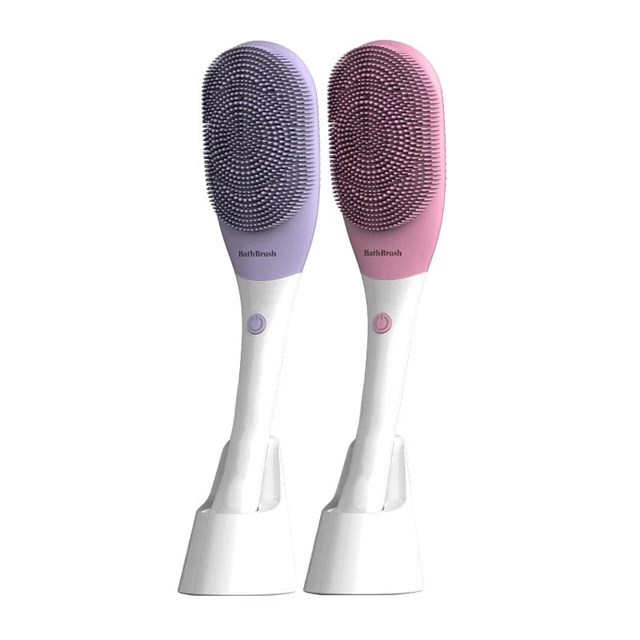 Brosse De Bain Électrique En Silicone Souple Et Rechargeable